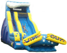 21' Wipeout wet/dry Slide - 38' x 17'