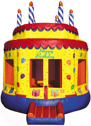 Birthday Cake Bounce House - 15' diameter